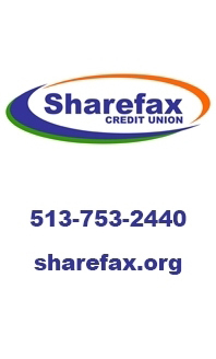 Sharefax Panel Ad with logo, 513-753-2440, and sharefax.org
