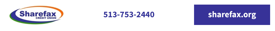 Sharefax Ad with logo, phone number (513-753-2440) and sharefax.org