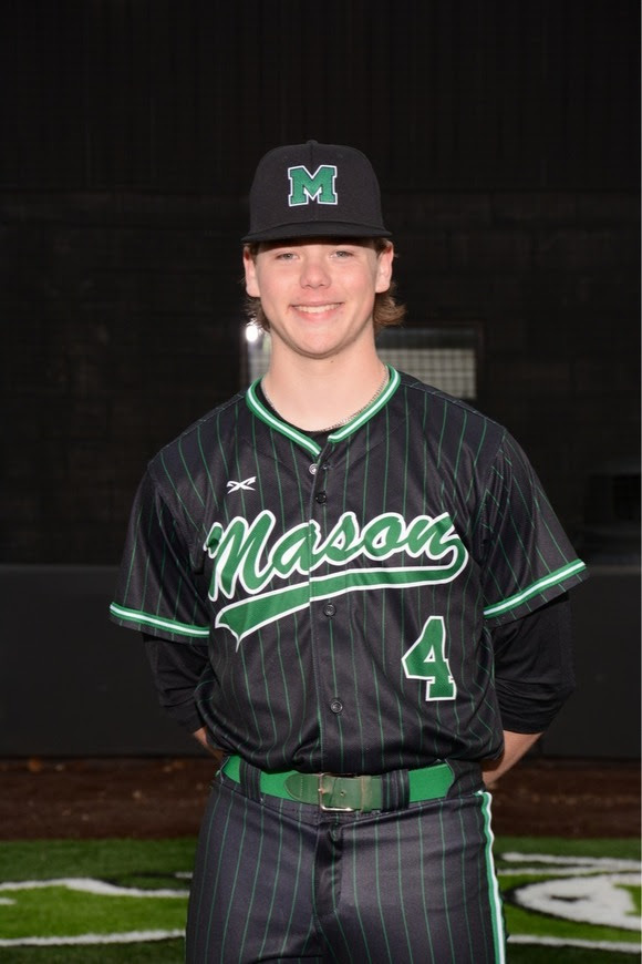 Michael Murphy wearing baseball uniform
