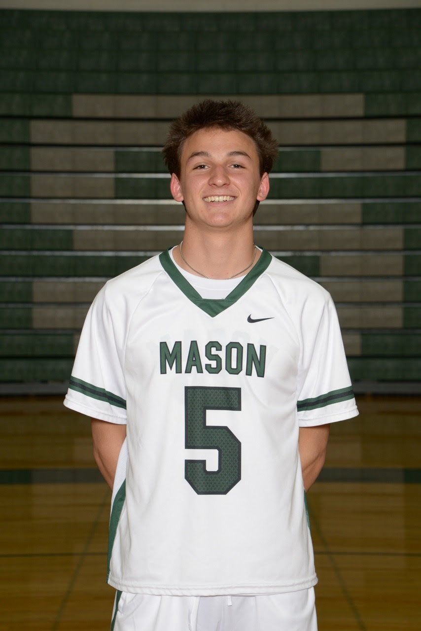Peter is a junior on the Mason Boy's Lacrosse Team.