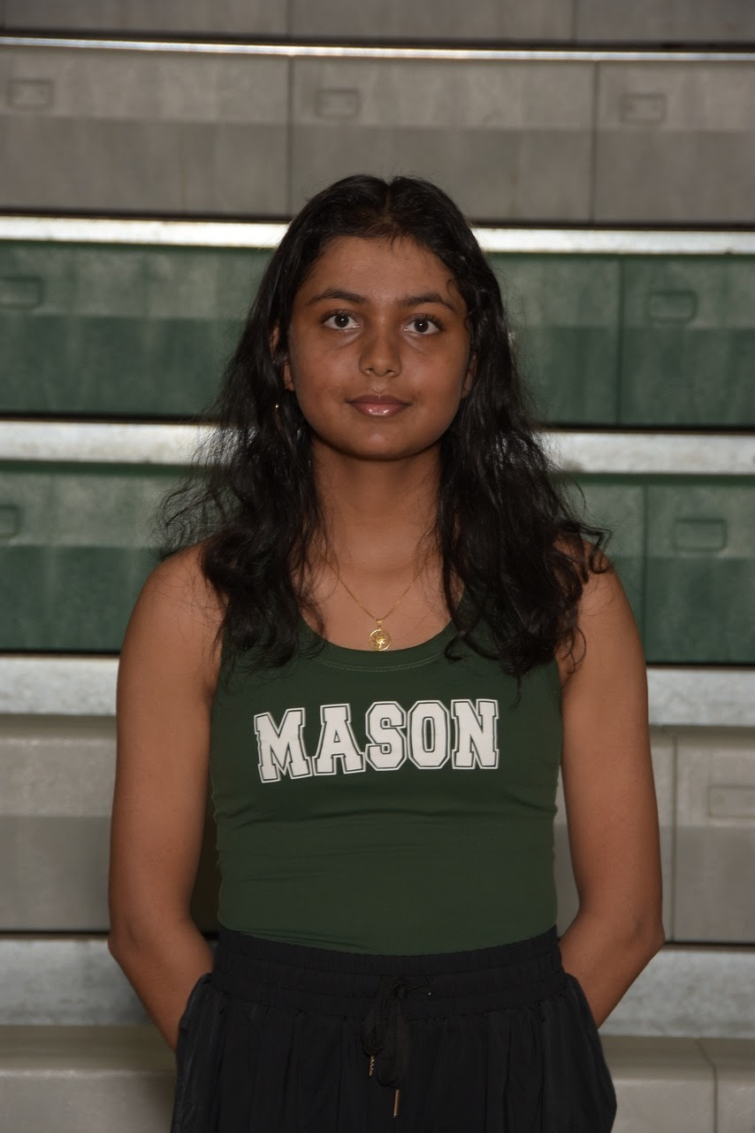 Pratyusha wearing Mason tennis uniform