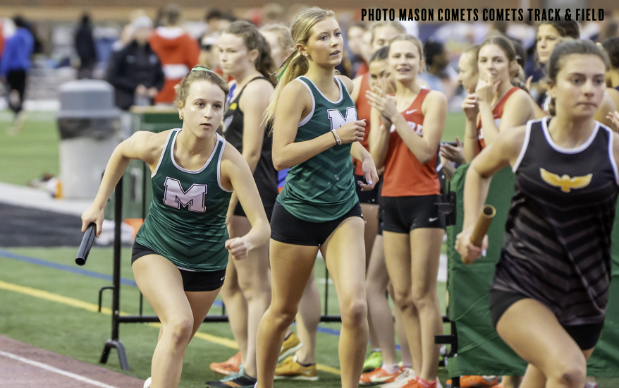girls running