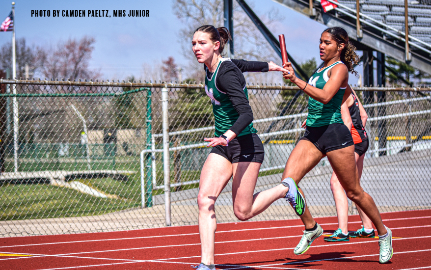 relay handing off baton