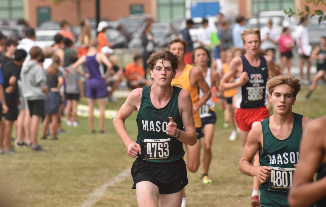 Boys cross country runner